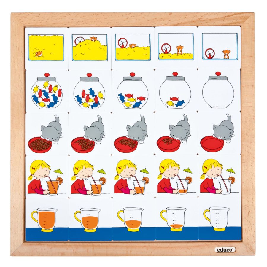 Tableau Séquentiel Volume Educo | Matériel Éducatif 3 ans+