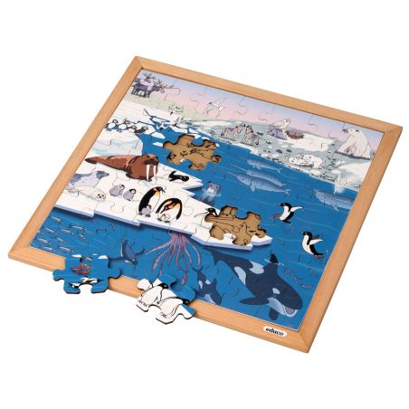 Puzzle Animaux Polaires | Jeu Vocabulaire Enfant 4 ans+