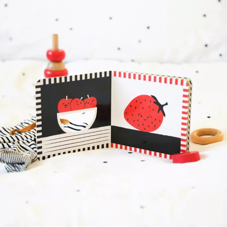 Livre Couleurs Bébés Fruits | Éveil Visuel Montessori