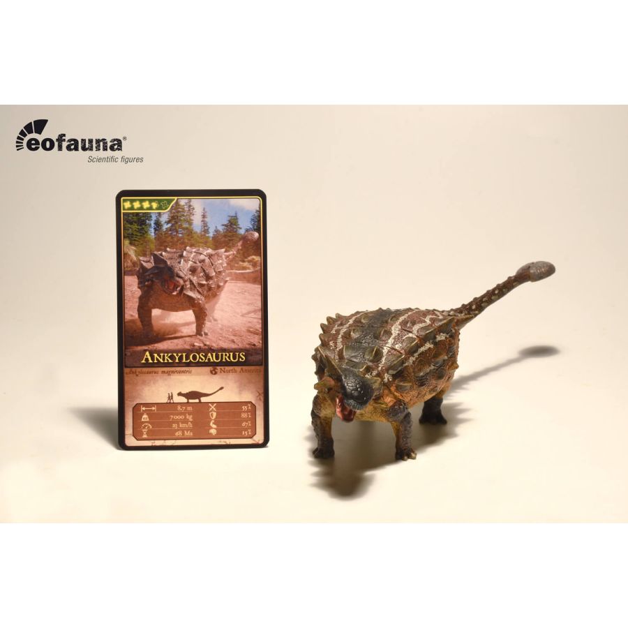 Ankylosaure Eofauna | Figurine Ankylosaurus magniventris 1:35 | Collection Premium