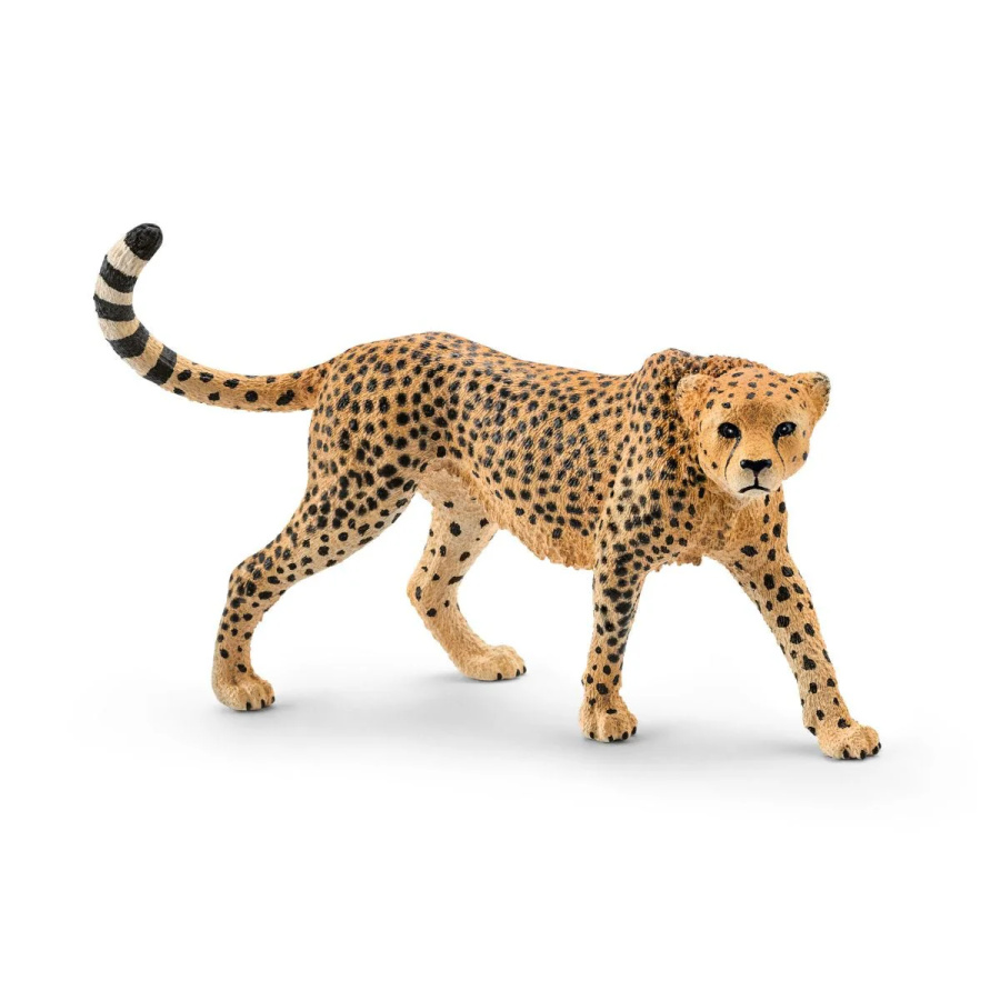 Guépard Femelle Schleich | Figurine Félin d'Afrique 10cm | Collection Animaux Sauvages