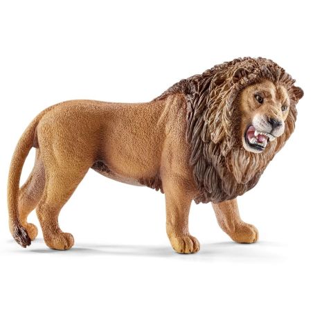 Lion Rugissant Schleich | Figurine Roi de la Savane | 10,7cm Réaliste