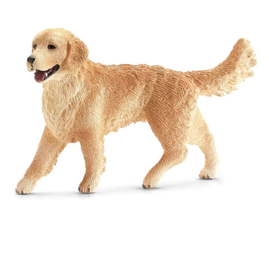 Figurine Golden Retriever femelle Schleich - Chien famille collection domestique