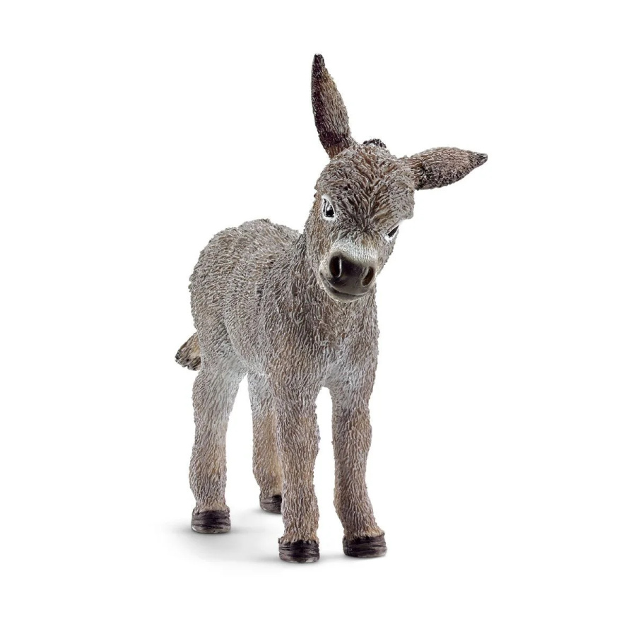 Ânon Schleich 13746 | Figurine Bébé Âne 7cm | Collection Animaux Ferme