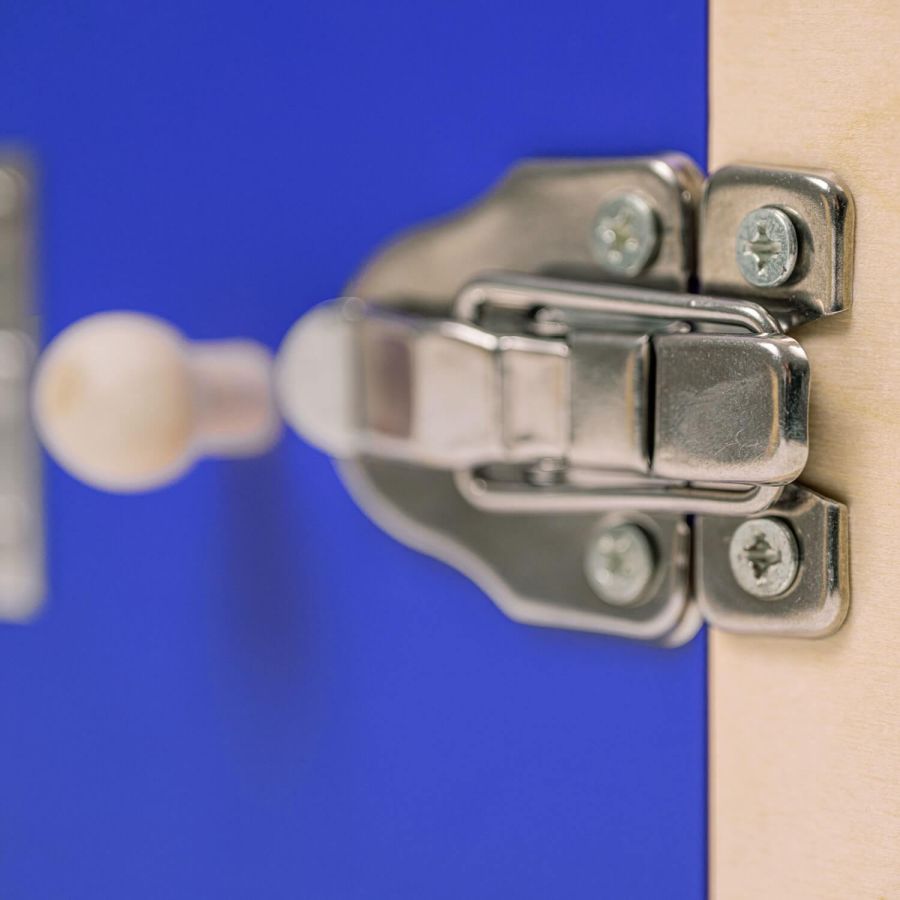 Lot de 4 Boîtes à Serrures Educo - Motricité fine, Loquets & Formes | Les Minis