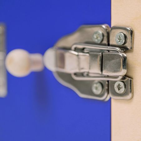 Lot de 4 Boîtes à Serrures Educo - Motricité fine, Loquets & Formes | Les Minis