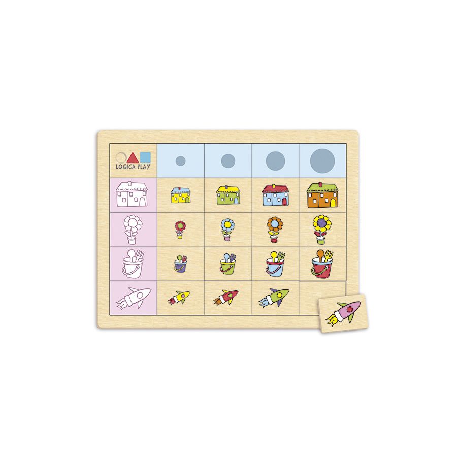 Set Logique Play 1 | Plateaux Montessori Apprentissage Logique | LesMinis.fr