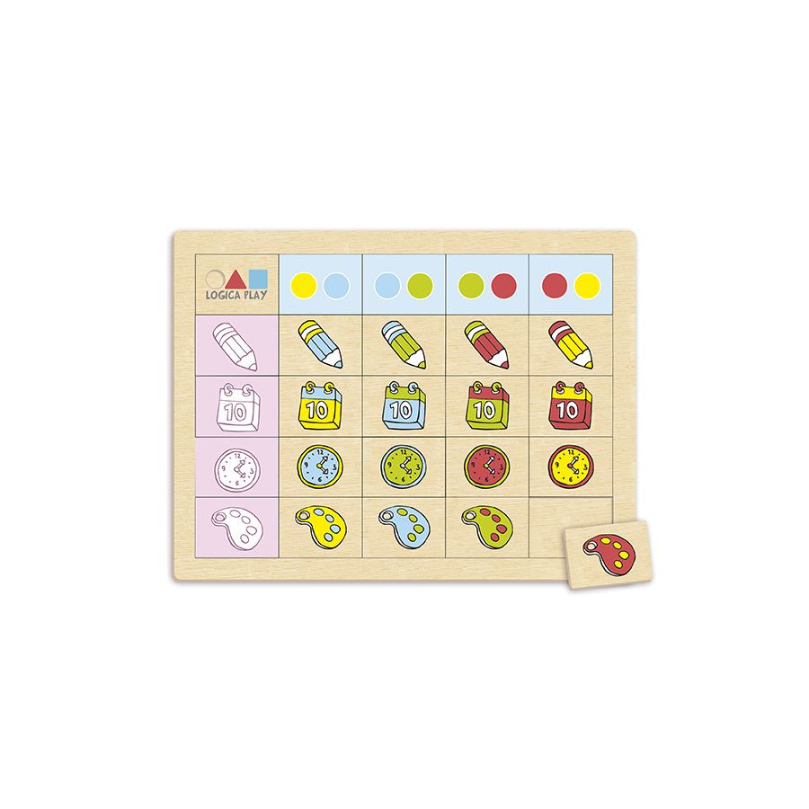 Set Logique Play 1 | Plateaux Montessori Apprentissage Logique | LesMinis.fr