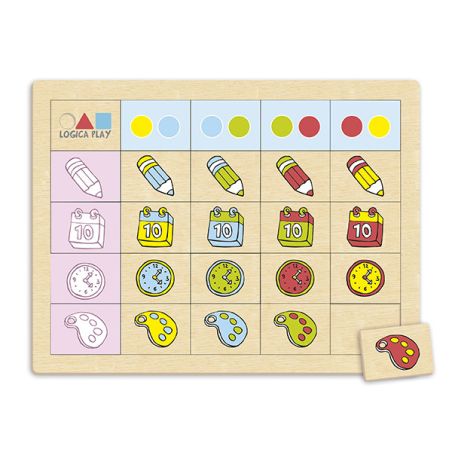 Set Logique Play 1 | Plateaux Montessori Apprentissage Logique | LesMinis.fr