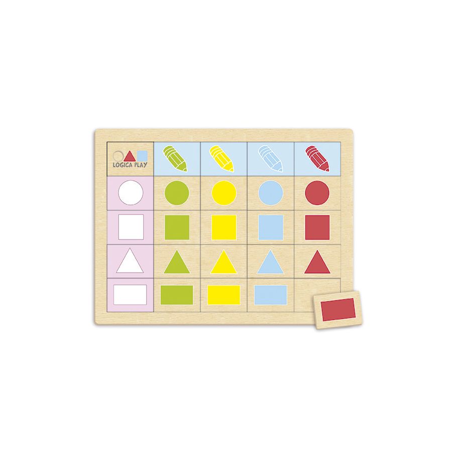 Set Logique Play 1 | Plateaux Montessori Apprentissage Logique | LesMinis.fr