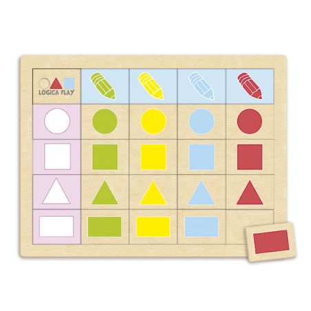 Set Logique Play 1 | Plateaux Montessori Apprentissage Logique | LesMinis.fr