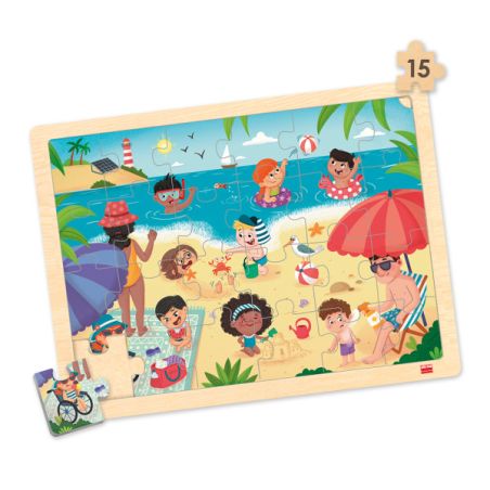 Lot 4 Puzzles Les Quatre Saisons | Jeux Éducatifs Environnement 3-6 ans | LesMinis.fr