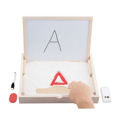 Set Plateau et Tableau Multi-sensoriel de Pré-écriture | Matériel Montessori | LesMinis.fr