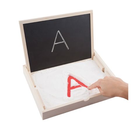 Set Plateau et Tableau Multi-sensoriel de Pré-écriture | Matériel Montessori | LesMinis.fr