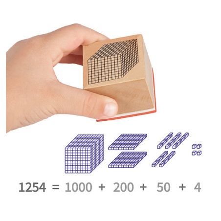 Tampons de Décomposition Numérique Base 10 | Matériel Mathématiques | LesMinis.fr