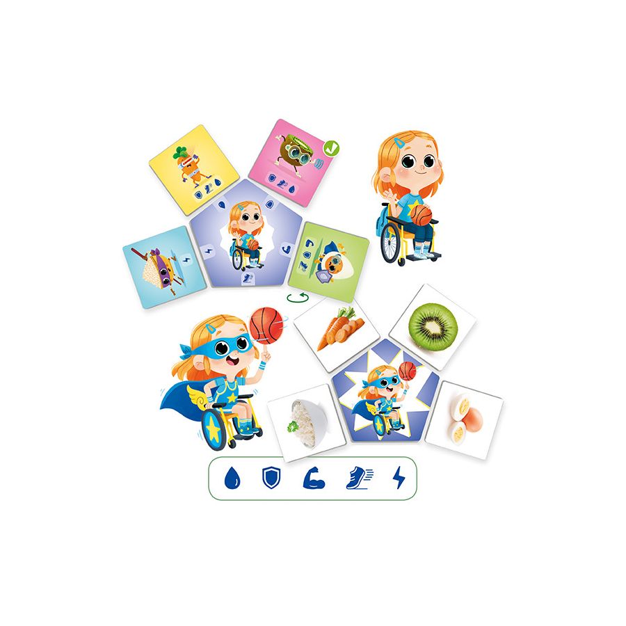 Les Superpouvoirs des Aliments Sains | Jeu Éducatif Nutrition | LesMinis.fr