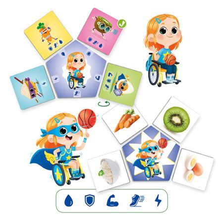 Les Superpouvoirs des Aliments Sains | Jeu Éducatif Nutrition | LesMinis.fr