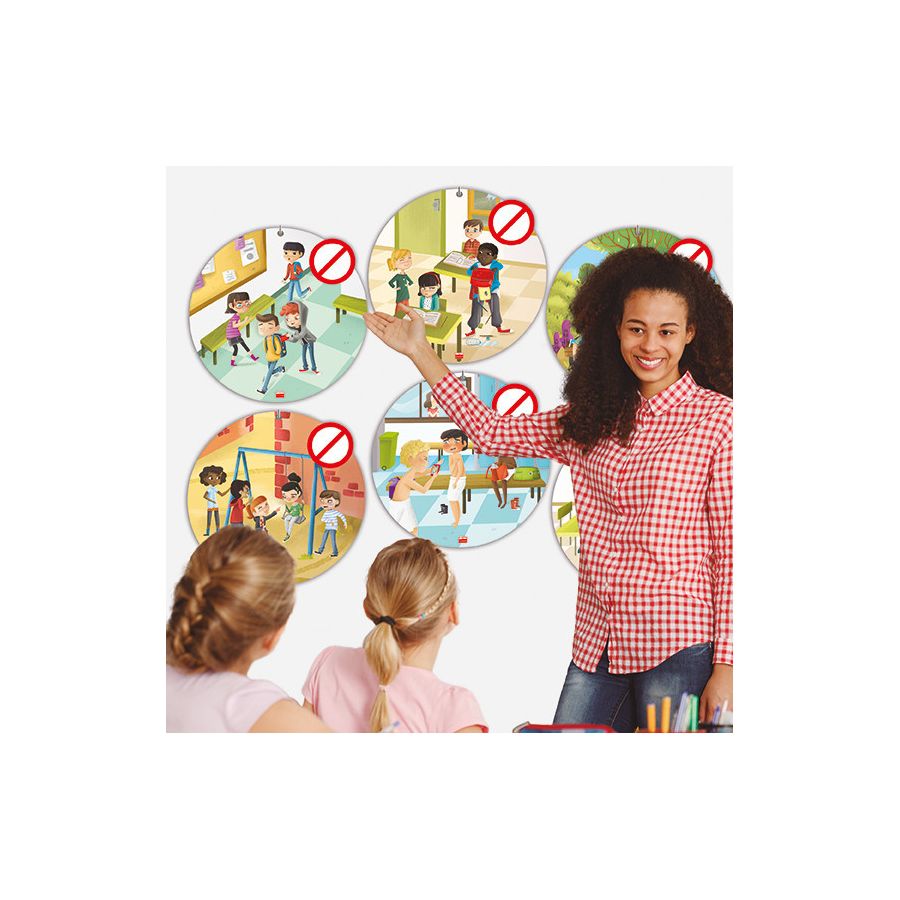 Les Affiches Anti-Harcèlement | 6 Situations de Sensibilisation | LesMinis.fr