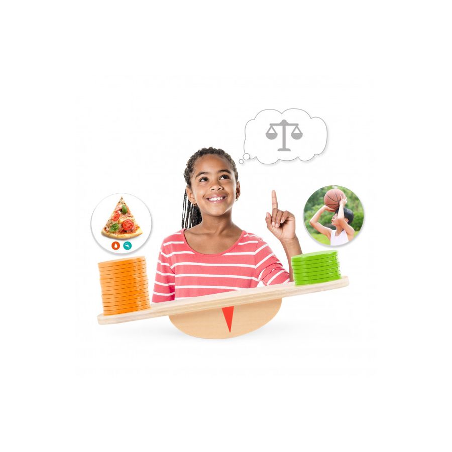 La balance énergétique | Jeu éducatif alimentation et activité | LesMinis