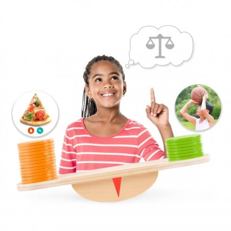 La balance énergétique | Jeu éducatif alimentation et activité | LesMinis