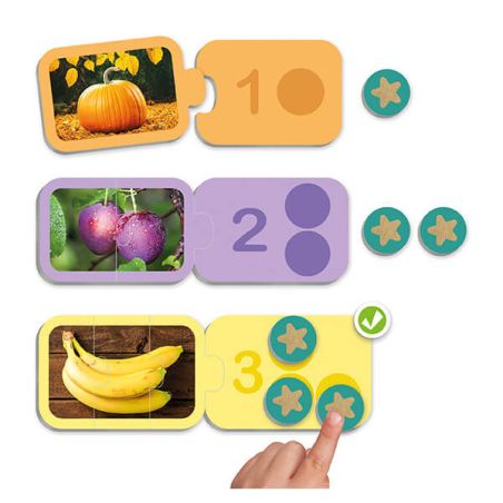 Compte et complète de 1 à 10 | Jeu éducatif numération enfant | LesMinis