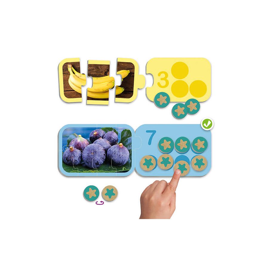 Compte et complète de 1 à 10 | Jeu éducatif numération enfant | LesMinis