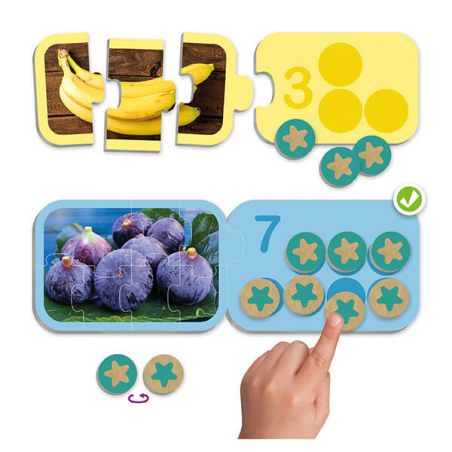 Compte et complète de 1 à 10 | Jeu éducatif numération enfant | LesMinis