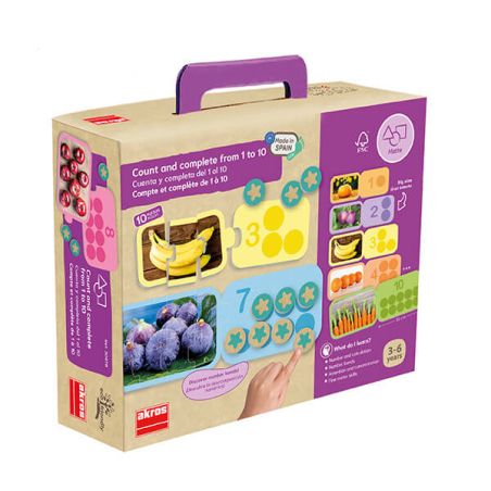 Compte et complète de 1 à 10 | Jeu éducatif numération enfant | LesMinis