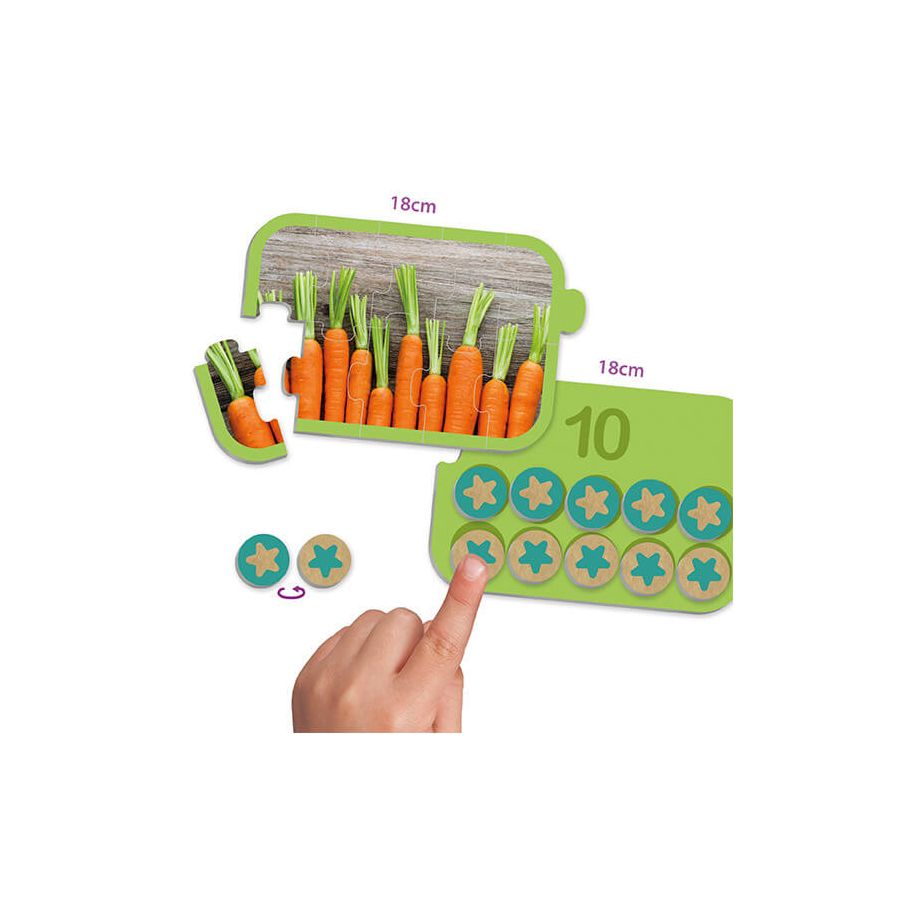 Compte et complète de 1 à 10 | Jeu éducatif numération enfant | LesMinis