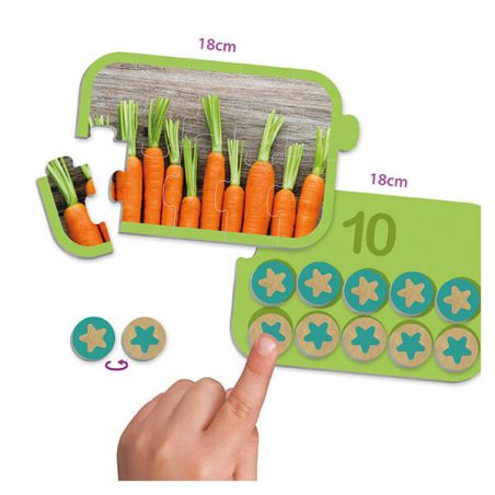 Compte et complète de 1 à 10 | Jeu éducatif numération enfant | LesMinis