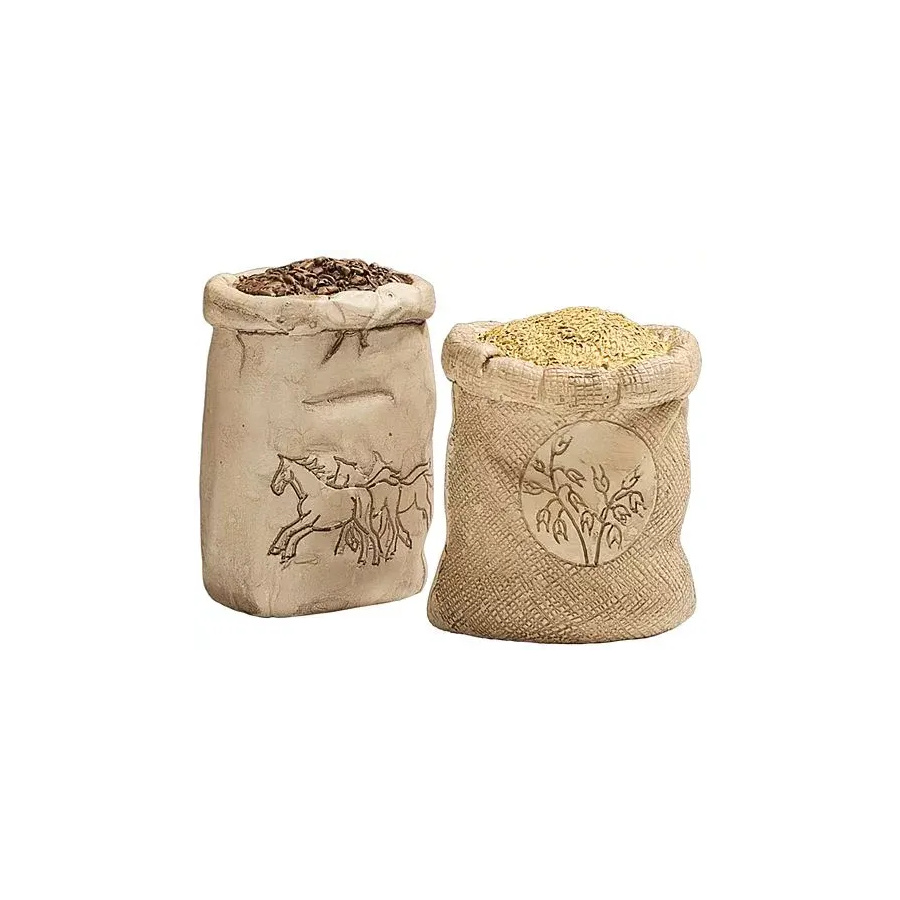 Granulé et avoine nourriture pour figurines - Accessoires miniatures Schleich 42129