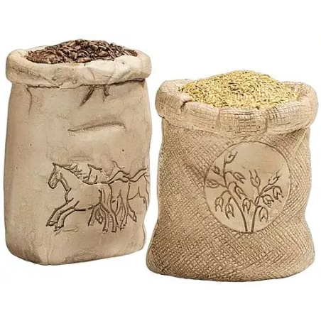 Granulé et avoine nourriture pour figurines - Accessoires miniatures Schleich 42129