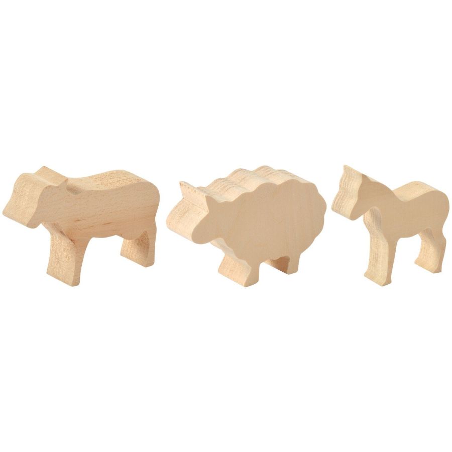 Ferme en copeaux de bois - Matériel Pédagogique - Fourniture et activités manuelles