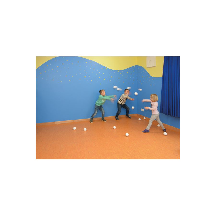 Set de 20 Fausses Boules de Neige Douces et Sécurisées pour Bacs Sensoriels et Jeux