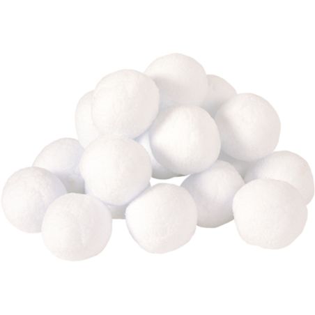 Set de 20 Fausses Boules de Neige Douces et Sécurisées pour Bacs Sensoriels et Jeux