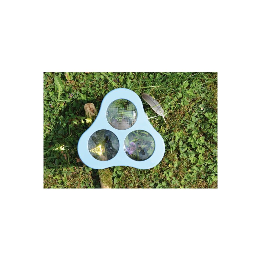 Loupe géante sur pieds 3 loupes différentes - Matériel Pédagogique - Sciences et découvertes