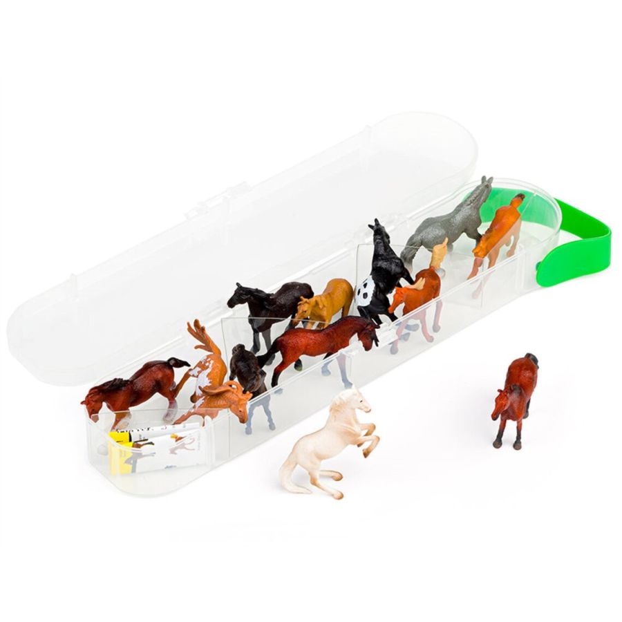 Figurines tube de 12 chevaux - chevaux Collecta 89109 | Jouet Montessori éducatif réplique réaliste