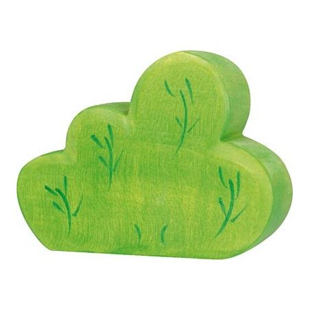 Figurine buisson en bois - Animaux des bois Holztiger | Jouet et jeu libre Montessori Reggio - LesMinis