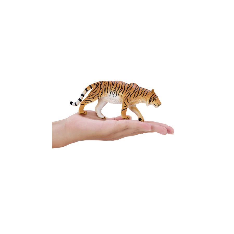Figurine Tigre Chassant MOJO - Félin Prédateur Réaliste | Jouet Éducatif