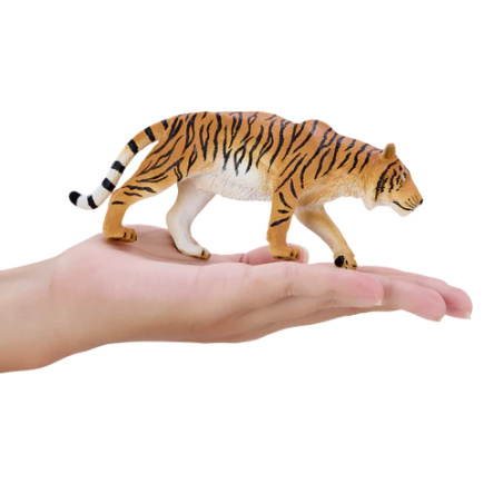 Figurine Tigre Chassant MOJO - Félin Prédateur Réaliste | Jouet Éducatif