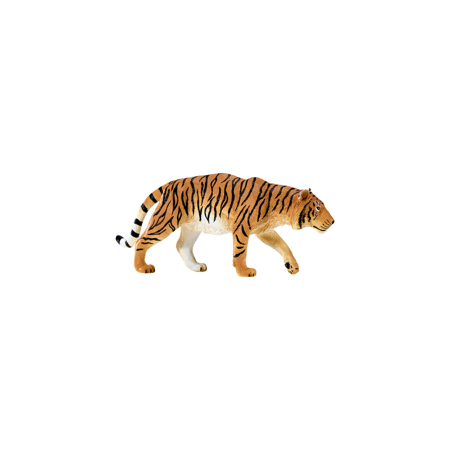 Figurine Tigre Chassant MOJO - Félin Prédateur Réaliste | Jouet Éducatif