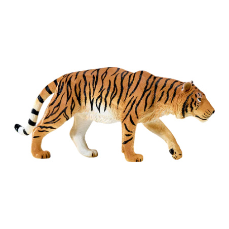 Figurine Tigre Chassant MOJO - Félin Prédateur Réaliste | Jouet Éducatif