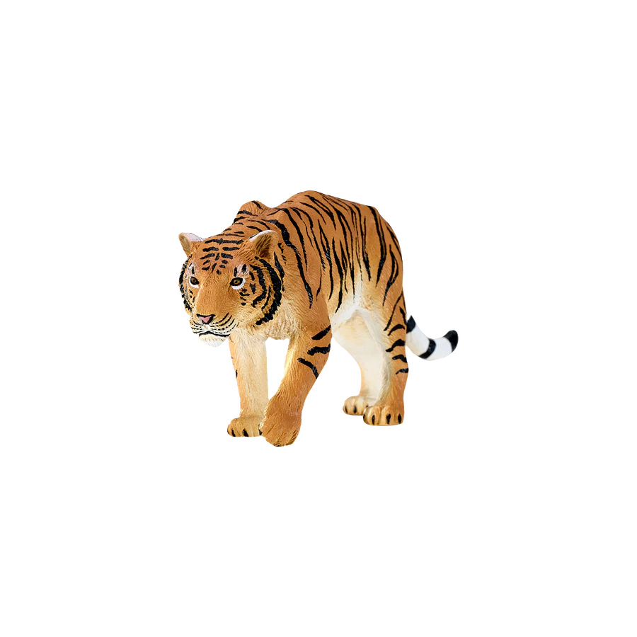 Figurine Tigre Chassant MOJO - Félin Prédateur Réaliste | Jouet Éducatif