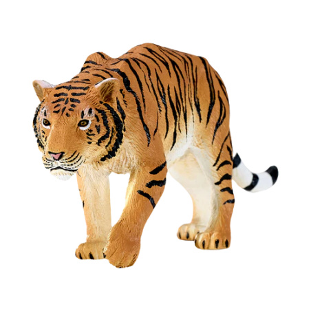 Figurine Tigre Chassant MOJO - Félin Prédateur Réaliste | Jouet Éducatif