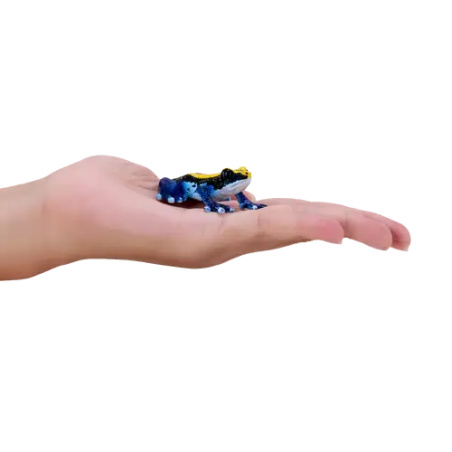 Figurine Grenouille Dendrobate Bleue MOJO - Amphibien Toxique Réaliste | Collection Nature