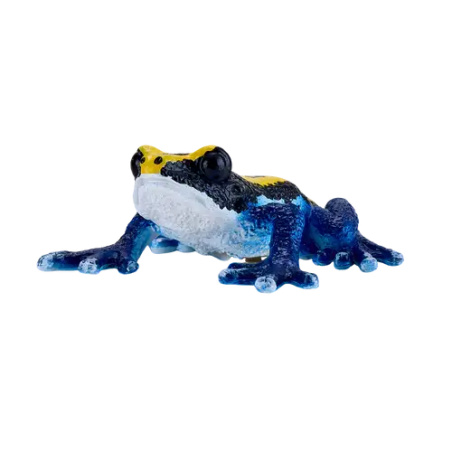 Figurine Grenouille Dendrobate Bleue MOJO - Amphibien Toxique Réaliste | Collection Nature