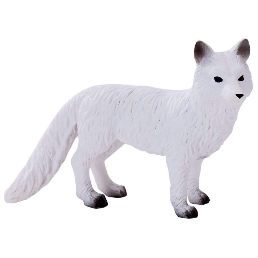 Figurine Renard Arctique MOJO - Canidé Polaire Réaliste | Collection Faune Nordique