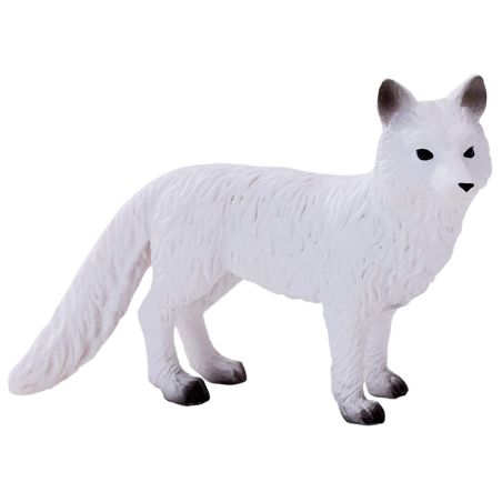 Figurine Renard Arctique MOJO - Canidé Polaire Réaliste | Collection Faune Nordique