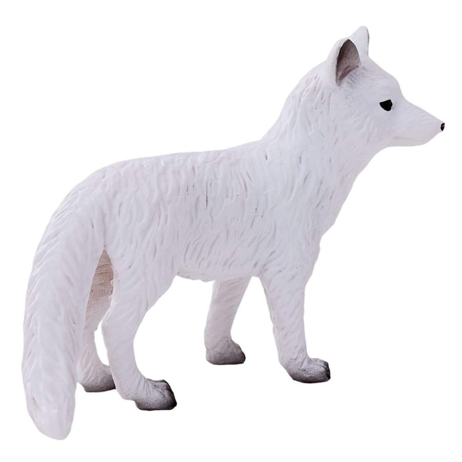 Figurine Renard Arctique MOJO - Canidé Polaire Réaliste | Collection Faune Nordique