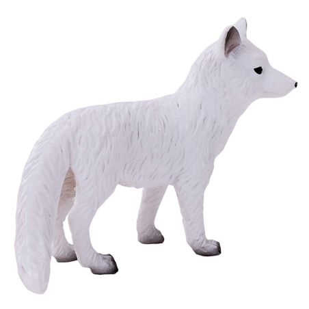 Figurine Renard Arctique MOJO - Canidé Polaire Réaliste | Collection Faune Nordique